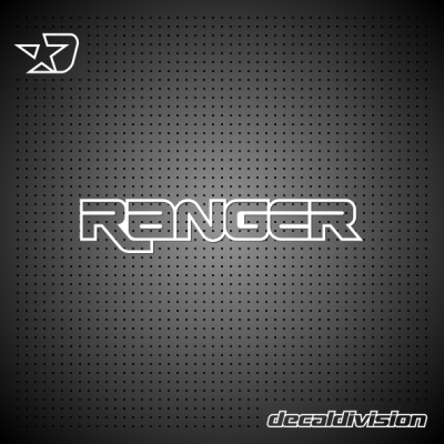 Ford Ranger Emblem Sticker - Outline